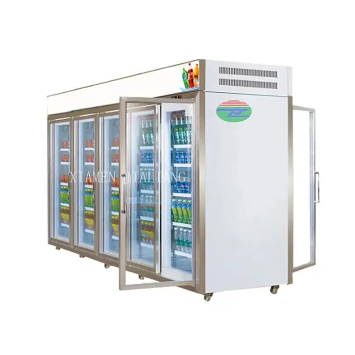 2400L Supermarket display fridge for Fresh Food