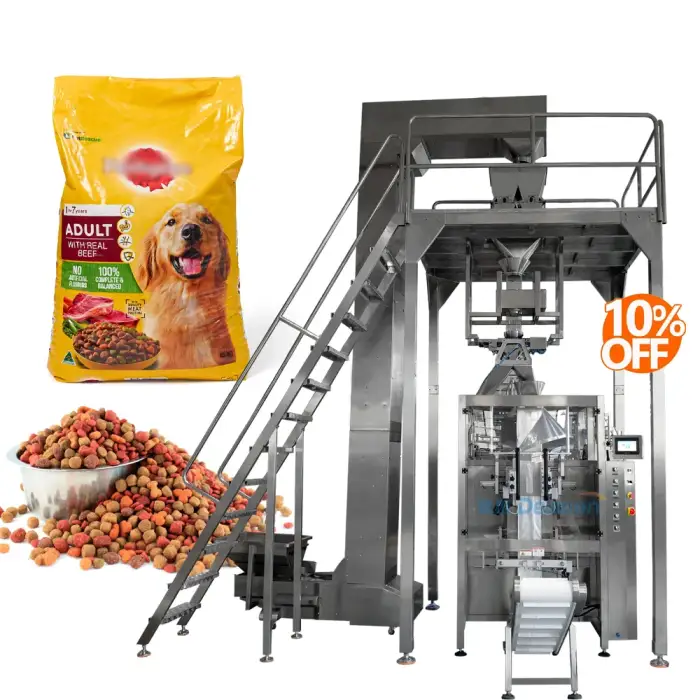 High Accuracy Automatic Cat Dog Food Weighing Packaging Machine