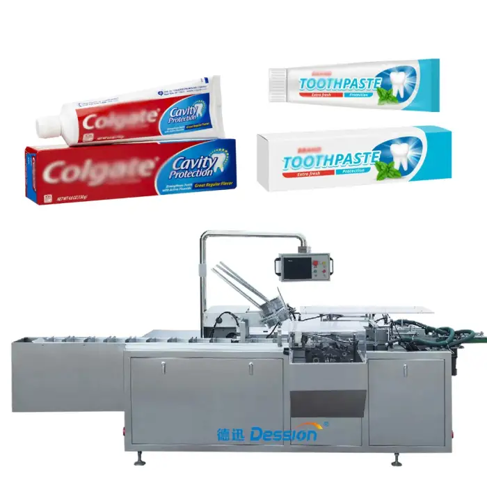 High Quality Automatic Toothpaste Boxes Packing Machine Daily Necessities Horizontal Carton Packing Machine