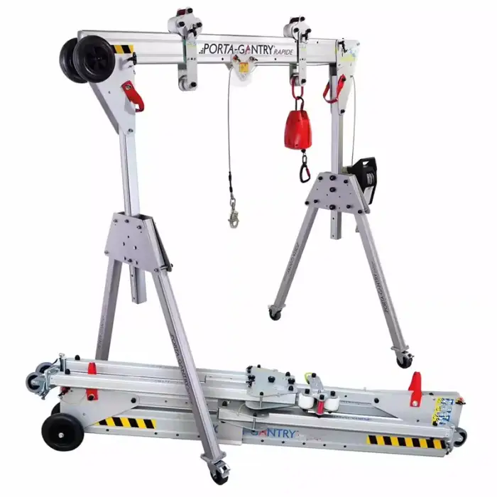 1T-5T Foldable Aluminium Gantry Crane Aluminium Light Duty Mini Lifting Adjustable portable gantry crane