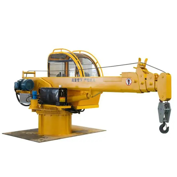 Hydraulic lifting marine crane widely used crane barge ship crane