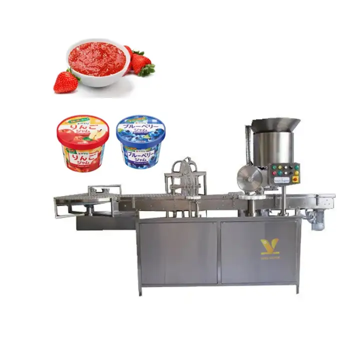 KV automatic strawberry puree cup filling machine