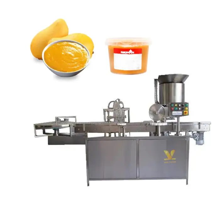 KV automatic mango puree cup filling machine