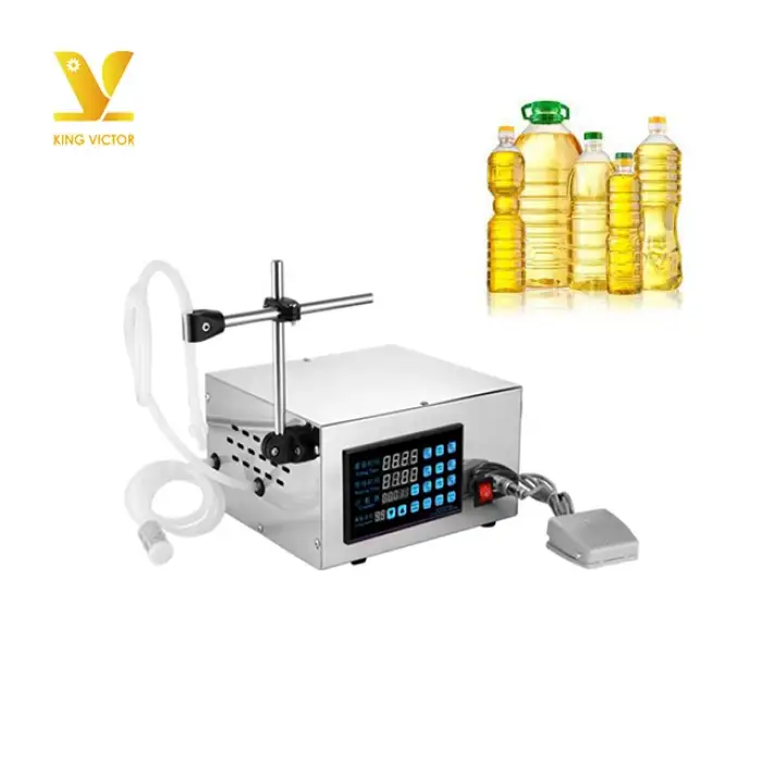 Tabletop digital Control Filling Machine For Oil And Water