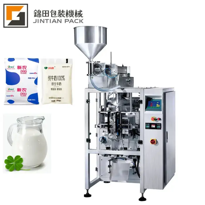 Automatic plastic bag liquid sauce Soup peanut butter packaging machine