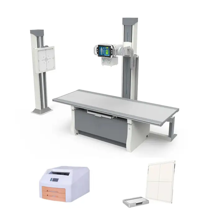 Digital Stationary DR X ray Machine Scanner Medical High Frequency Radiography System