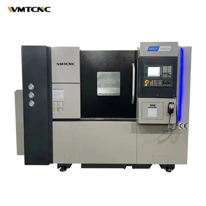 Smart lathe machine SWL8H cnc slant bed lathe digital controlled horizontal automatic metal lathe