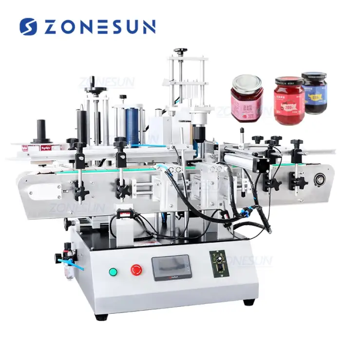 Automatic Round Irregular Polygonal Hexagonal Glass Bottle Beverage Labeling machine