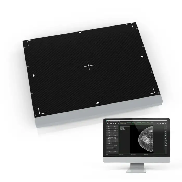 Mammography x ray flat panel fixed wired a-Si flat panel detector for Medical Hospital