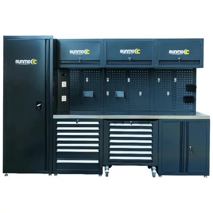 Sunmo garage tool cabinet workbench garage workbench tool chest workbench