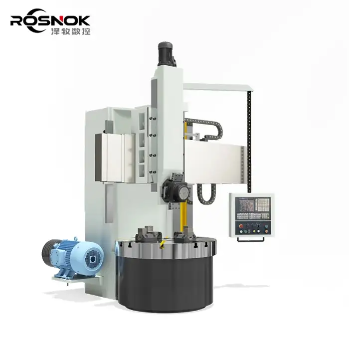 Rosnok C51 Series Manual Vertical Turret Industrial Conventional Lathe with High Precision