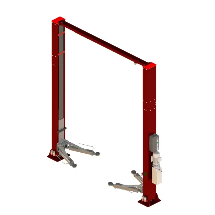 mechanic auto garage clear floor 2 post car lift hydraulic car lift 2 post 4 ton 2 post car lift for workshop equipment