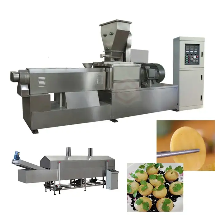 Fully automatic extruder Indian 3D pellet snack food pani puri making machine small