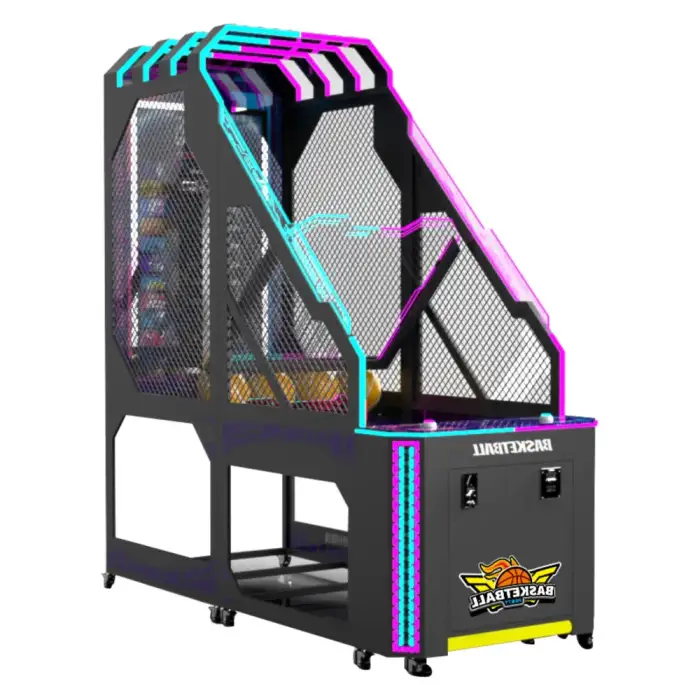 Commercial Indoor Adult Coin Operated Electronic Basketball Arcade Machine