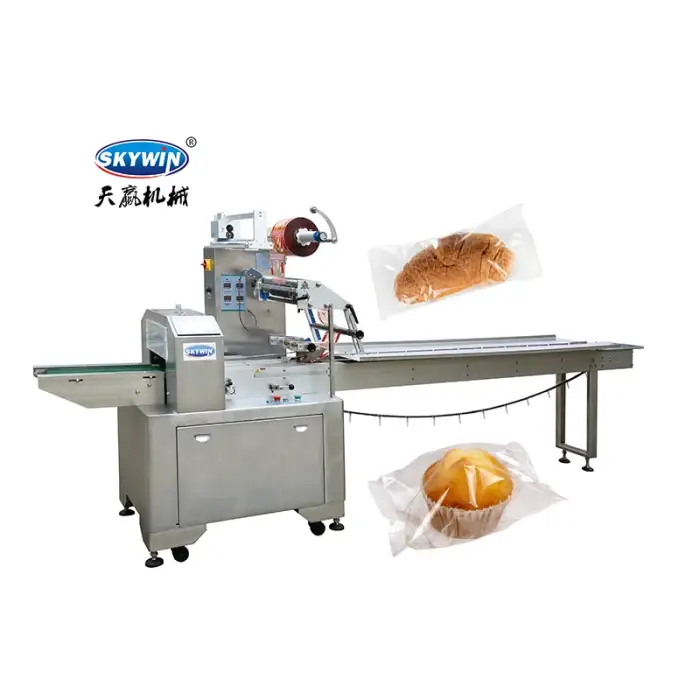 Pillow Packaging Machine Automatic Flow Bag Biscuit Cookie Cake Packaging Machine