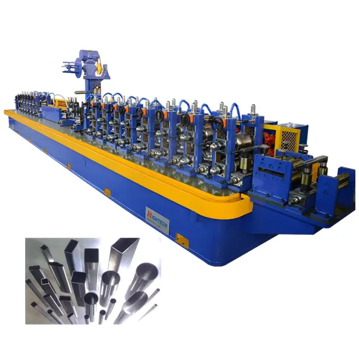 ERW Square   Round  Rectangular Shaped Steel Tube Production Line Pipe Making Machine