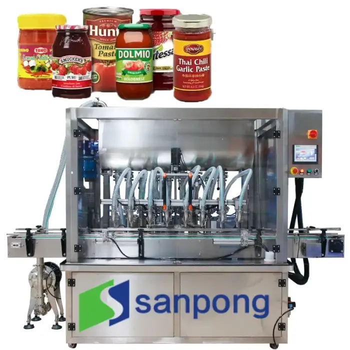 50-1000ml automatic honey jar filling machine for liquid beverage water filling sealing and packing machine for