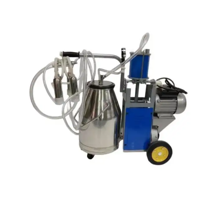 Mobile Milking Machine for Goat Sheep Cow Dairy Farm Equipment Small Milking Machine