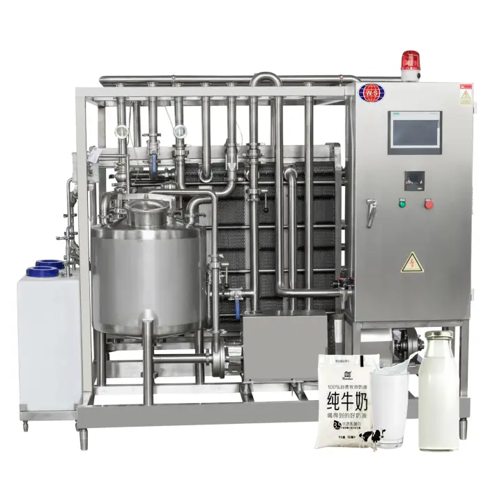 Pasteurised Milk Dairy Processing Line Dairy Making Machine