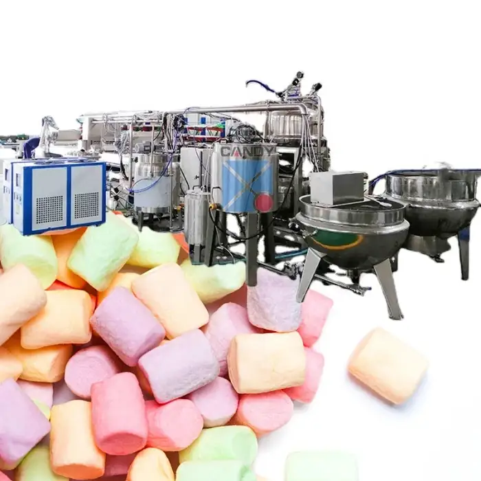 marshmallow production line large cotton candy machine for commercial use