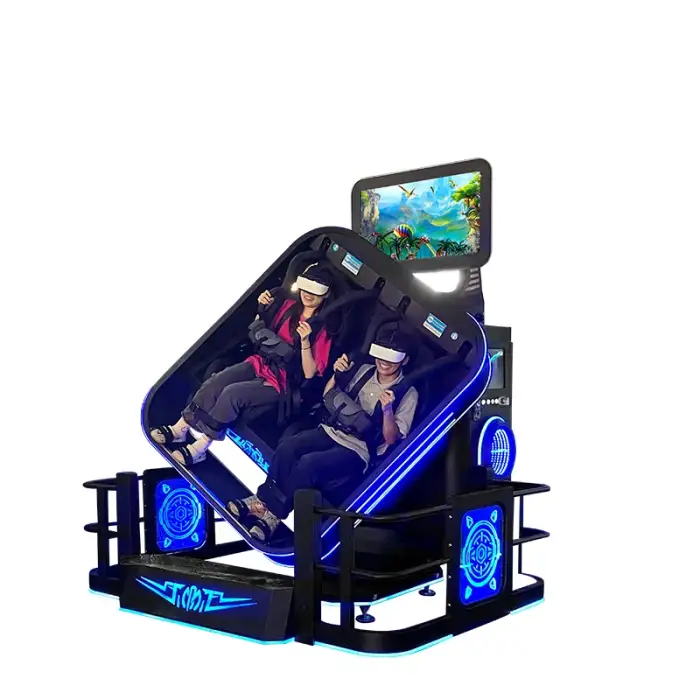 Funspace Roller Coaster 360 Virtual Reality Gaming System Vr 180 Chair Racing Game Simulator