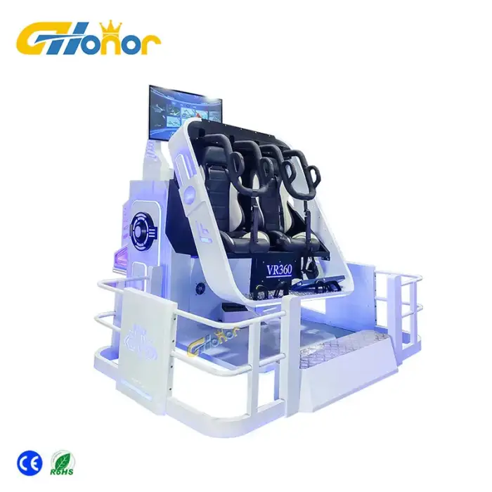 Amazing virtual game machine Double Vr 360 Chair Simulator Arcade Game Simulator for Shopping Hall