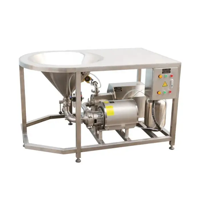 TRL-B milk pasteuriser and homogeniser vacuum emulsifier mixer homogenizer ice cream homogenizer