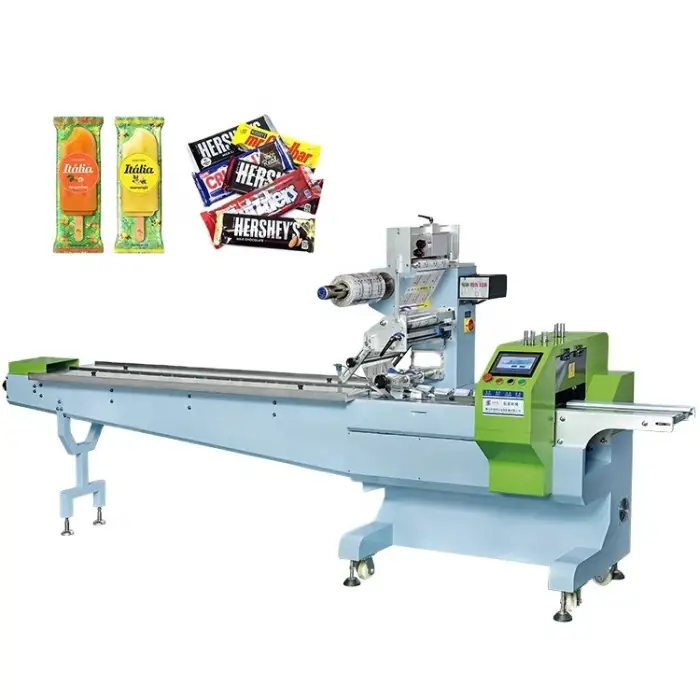 Commercial Candy Packaging Machine Chocolate Bar Wrapping Machine  Food Packing