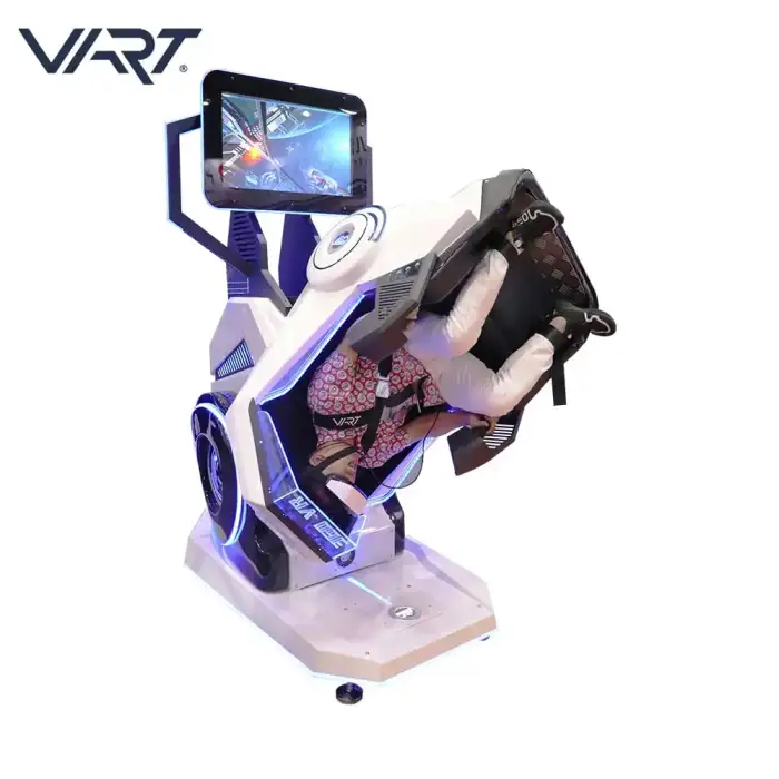 High Quality VR Machine 9DVR 32 Inch Indoor Fiber Glass VR Roller Coaster 360 Simulator 9D Virtual Reality VART 360 VR Chair