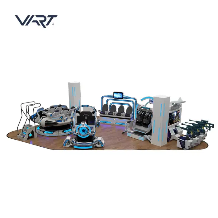 Profitable Virtual Reality Amusement Park VR Machine Graphic Design 9D VR Simulator Game Center