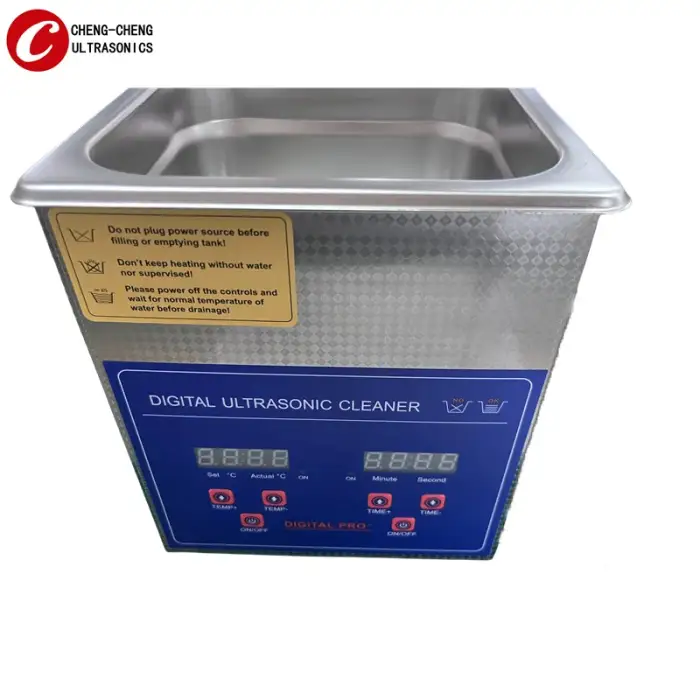 2L Digital Ultrasonic Cleaner with Heater Timer MCU Sweep