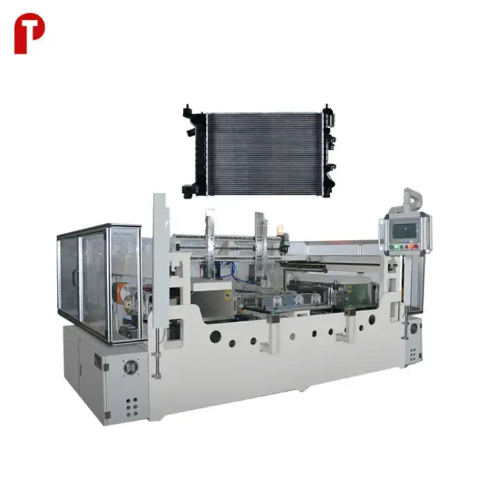 Automotive Radiator Side Plate Fin Tube Install Assembly Machine for Manufacturing of Radiator Car core