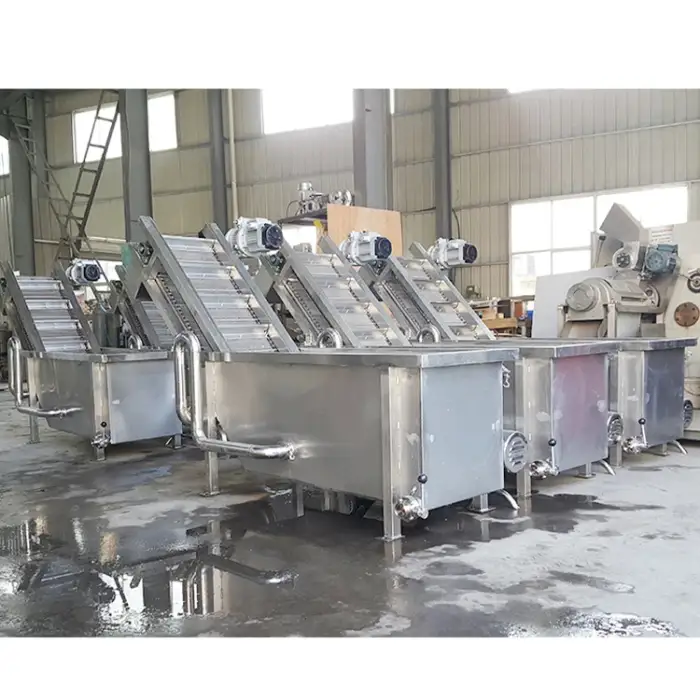 Automatic Conveyor Air Bubble Fruit Washing And Cleaning Machine Vegetables Bubble Washer Equipment