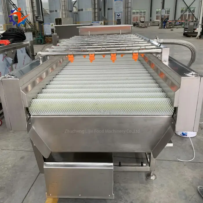 Commercial Brush Washing Machine Food Cleaning Machine Fruit and Vegetables Washing Equipments