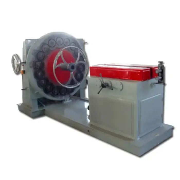 Horizontal stainless steel wire braiding machine