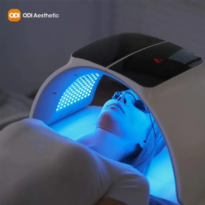 LED Photon Light Therapy Face Body Skin Red And Blue Light Spa Wrinkle Removal Skin Acne Repair Beauty Machine