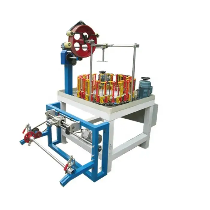 High Speed 12 24 32 or 48 strands round rope cord braiding machine