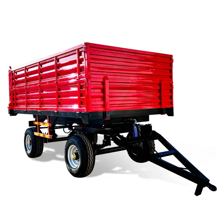 7 Ton 4 Wheels Farm Tipping Agricultural Trailer