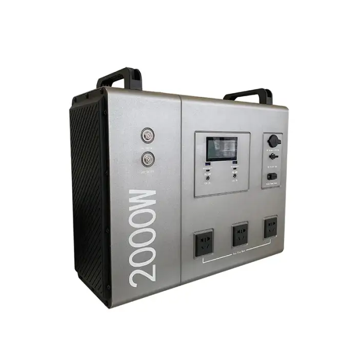 2000w Portable Power Station Solar Power Generator For Camping Emergency Energy Supply