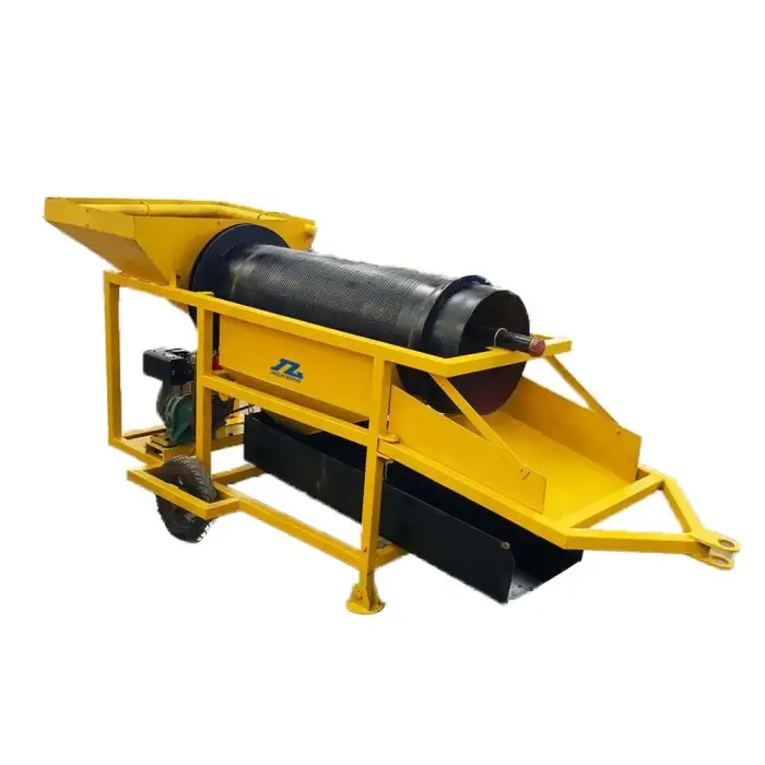 Mobile small trommel mining machine mini portable placer gold mining equipment