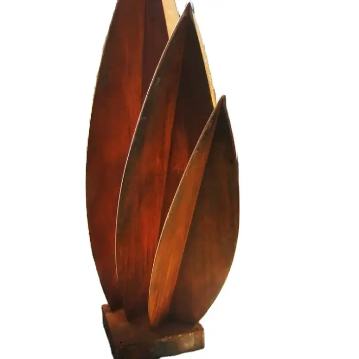 Modern art decor large and small metal garden sculpture