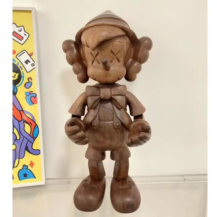 Customized wood crafts child toys home decor kaw pinnocchio figure wood furniture Pinocchio Long Nose
