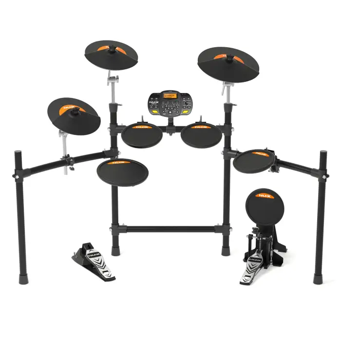 Electric drum set  with two pedals drums percussion acoustic drum set