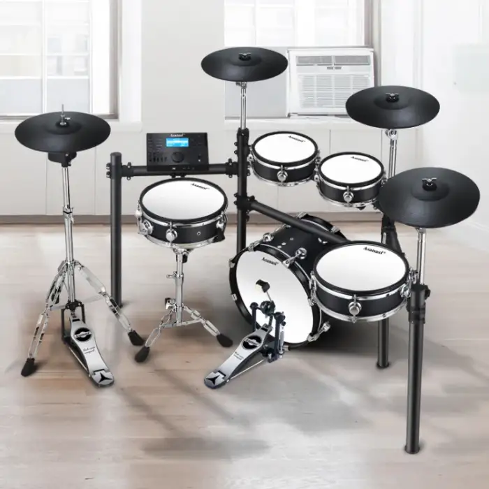 ASANASI Electronic Drums Professional Musical Drum Set Toy Electronic Drum Musical Instruments