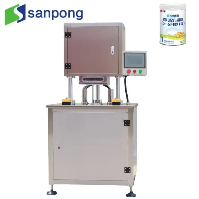 semi automatic can sealing machine for food packaging tuna fish tin can,jar seal vacuum machine