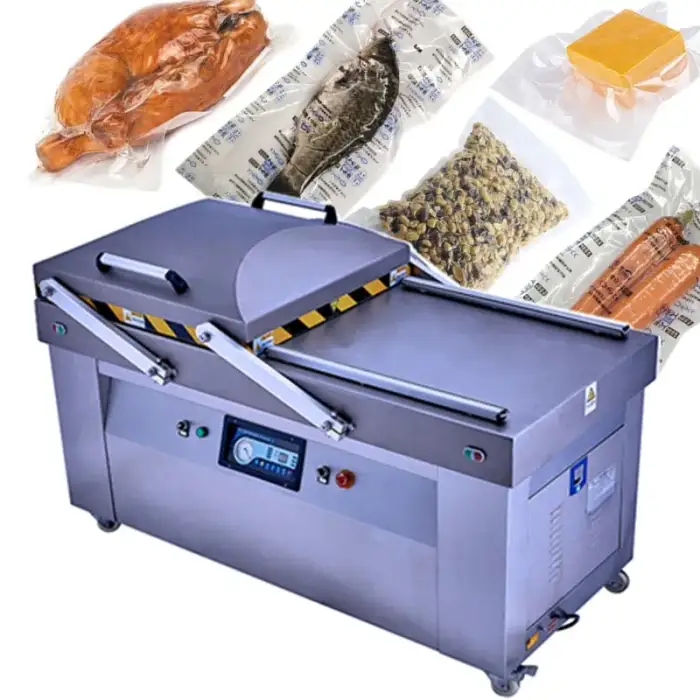 vacuum packer double chamber meat vacuum packing machine