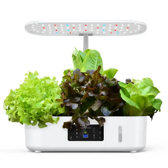 Intelligent Indoor Planting Smart Mini Garden Hydroponic Plants Growing System 12 Pods with LED Light