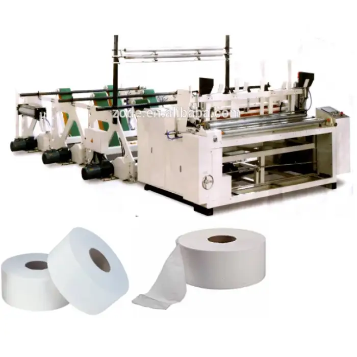 Automatic Jumbo Roll Toilet Paper Making Machine Slitting and Rewinding Machine