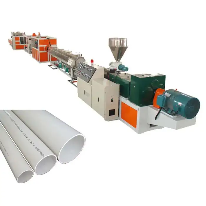 Fosita Automatic PVC Electric Conduit Pipe Making Machine PVC Plastic Extruder Price Production Line Machinery