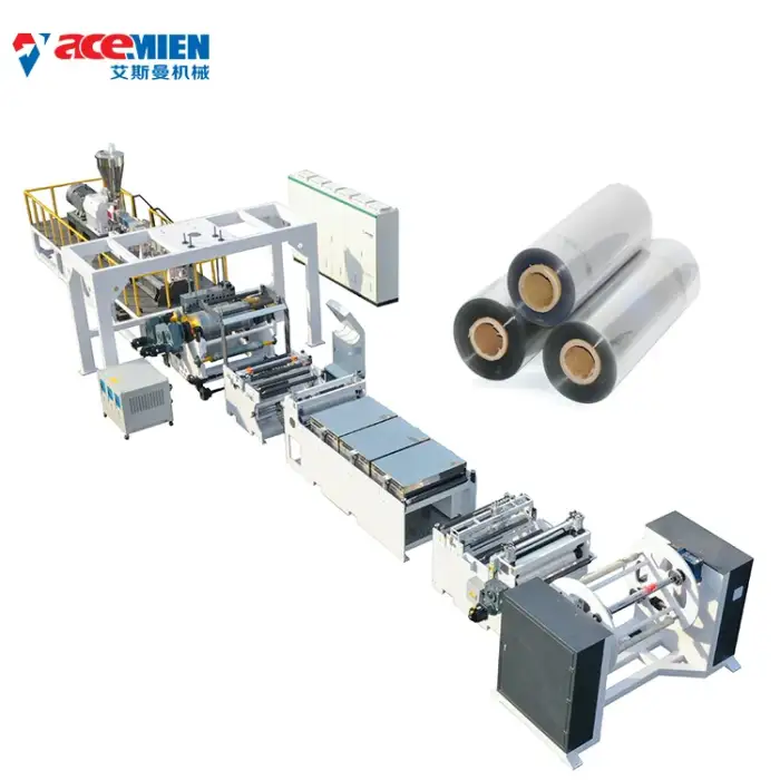 Plastic PET APET PP Sheet Extrusion Production Line Thermoformed Packaging Printing Sheet Making Machine